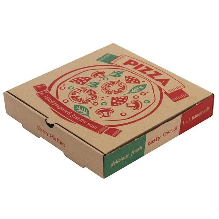 Painettu pizzalaatikko