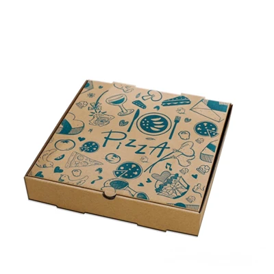 Pizzapakkauspaperilaatikko mukautetulla logolla