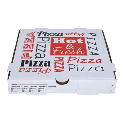 Kannettava uudelleenkäytettävä aaltopahvi pizzalaatikko